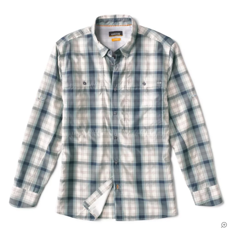 Orvis Long-Sleeved Open Air Caster – Regular – Neptune Blue Large
