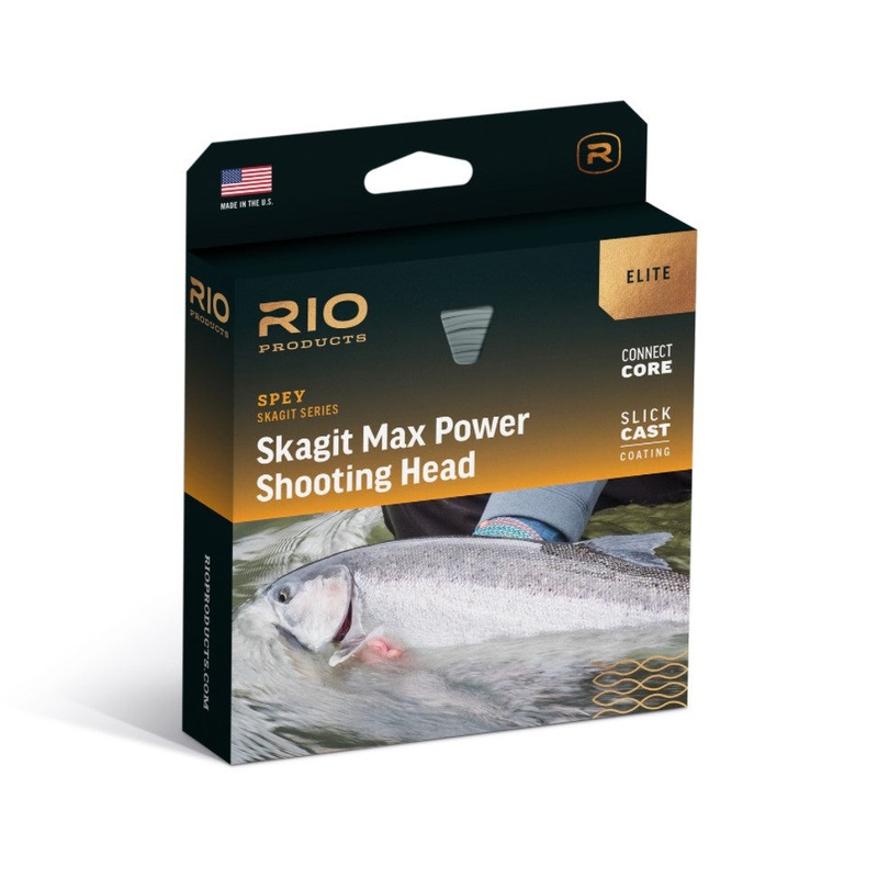 Rio Elite Skagit Max Power Fly Line 325GR Salmon/Blue