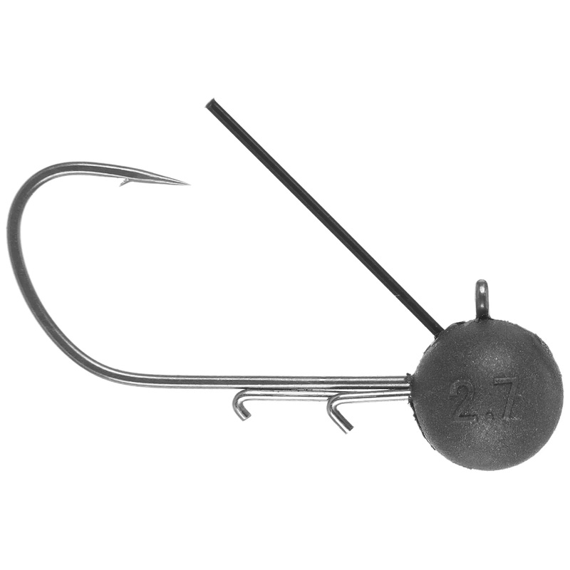 RYUGI WEEDLESS VESPA TUNGSTEN FINESSE BALL JIG HEAD #2 1/48 oz