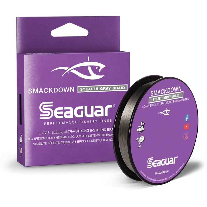Seaguar Smackdown Braid 300 Yards Stealth Gray 10 LB