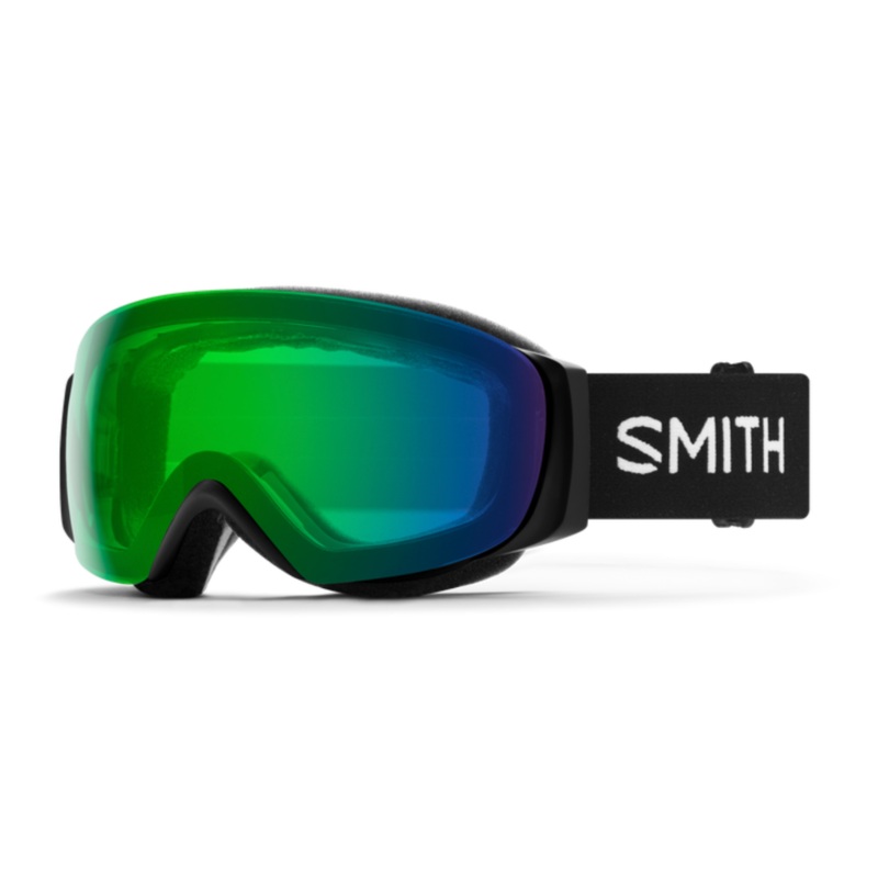 Smith Optics I/O MAG S Goggles – Black + ChromaPop Everyday Green Mirror Lens