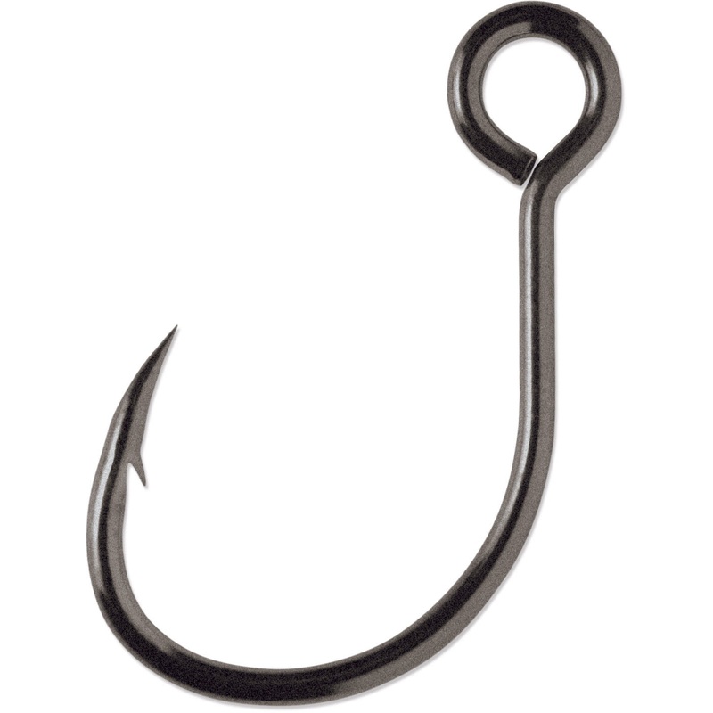 VMC 7237 InLine Single Hook 1X Coastal Black 6 – 10 pack