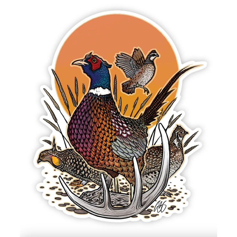 Casey Underwood Pheasants Forever x Underwood Decal Sticker