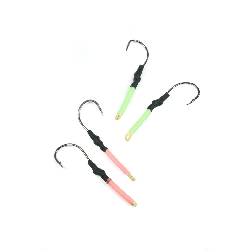 Jigging World Tubed Trailer Hooks 5/0 Green Glow
