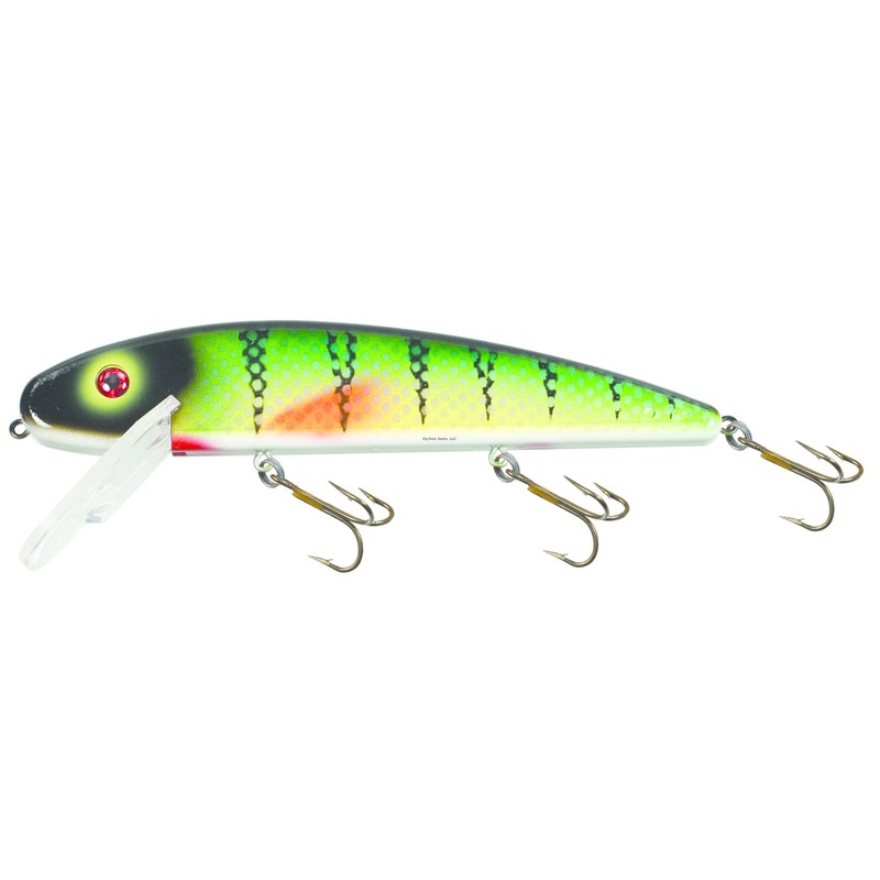 Musky Mania Jake Big Minnow Lure Natural Perch