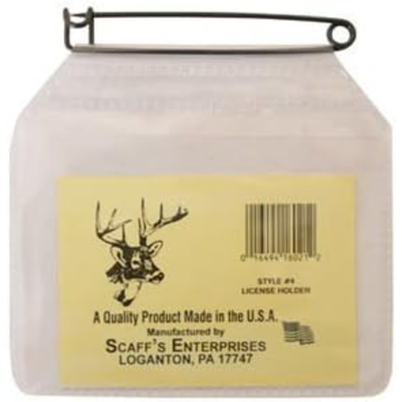 Scaffs 4 License Holder Clr 5-1/8″x3-7/8″