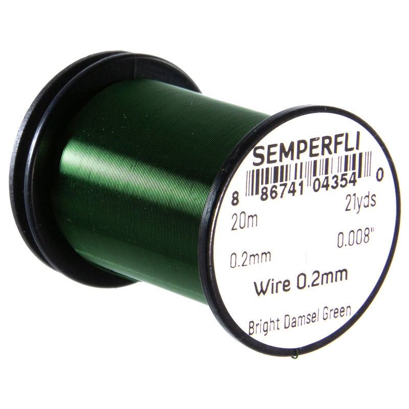 SemperFli Wire 0.2mm Bright Damsel Green