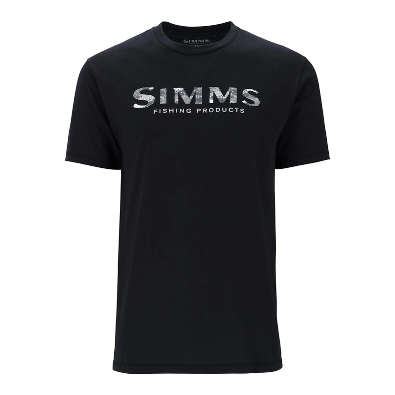 Simms Shroud Fill Logo T-Shirt Black S