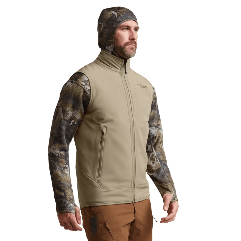 Sitka M’s Alpha Fleece Vest Buckskin M