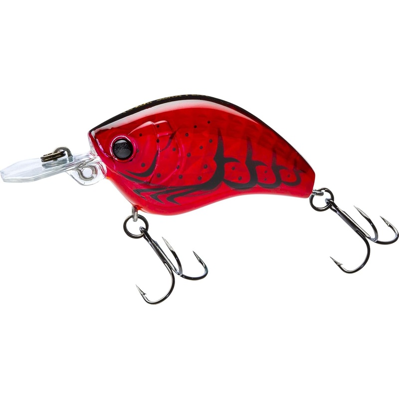 Yo-Zuri 3DR-X Flat Sided Floating Crankbait 2.125″ Red Crawfish