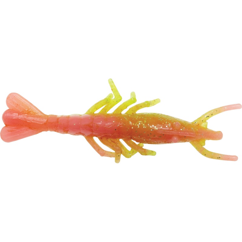 Z-Man Scented ShrimpZ 4 inch Soft Plastic Shrimp 5 pack Electric Chicken