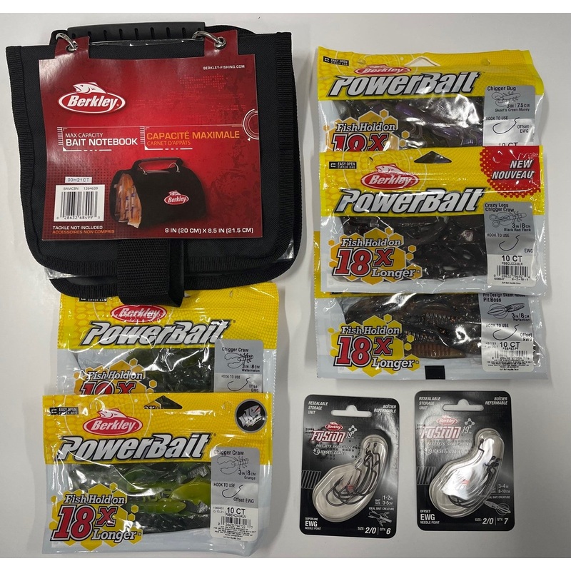 Berkley PowerBait Creatures ‘n’ Craws 3 inch Essentials Kit Berkley PowerBait Creatures n Craws 3 inch Essentials Kit
