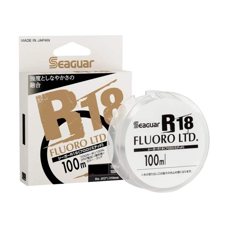 Seaguar JDM R18 Mainline 12lb Fluorocarbon Performance Fishing Line 109YD