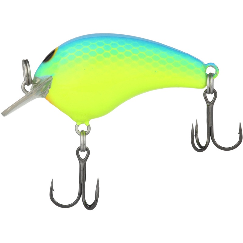 Shimano Macbeth Tiny Hybrid Edge SquareBill Crankbait Blue Black Chart