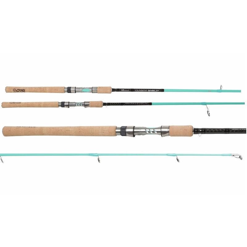 Tsunami Carbon Shield II Sea Foam Spinning Rods TSCSHDII701M