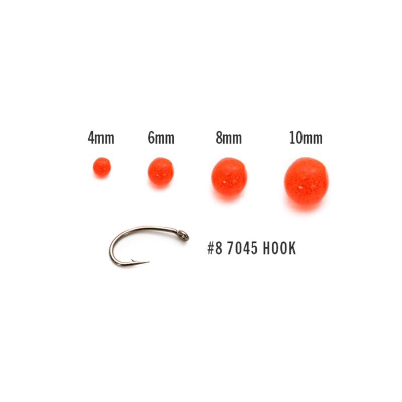 Otter’s Soft Egg Material Apricot 4mm