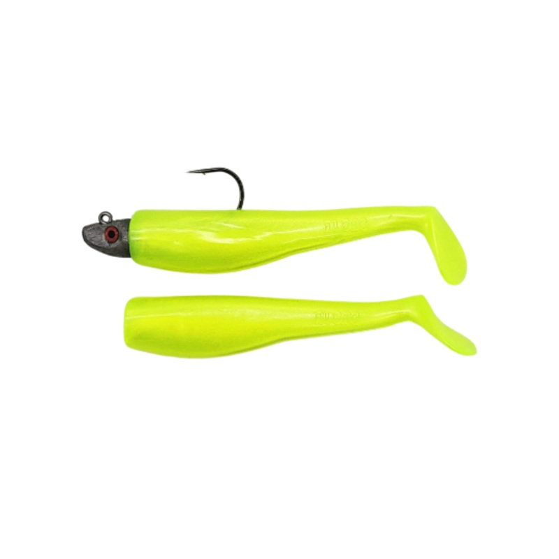 Al Gags WF38-53 3/8 Oz 4” Whip-It Fish Silk Chartreuse
