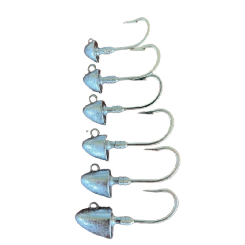 Gravity Tackle Atlas X Ribbed Jigheads 1 1/2oz 7/0 2/pk
