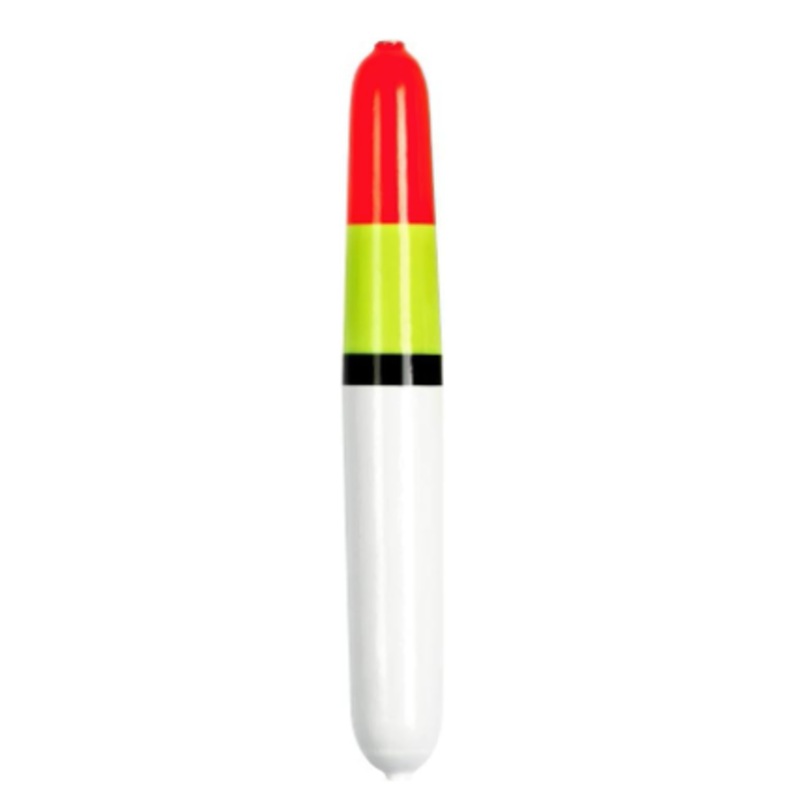 Little Joe Weighted Pole Float, 5″, Fluorescent Orange/Yellow/White
