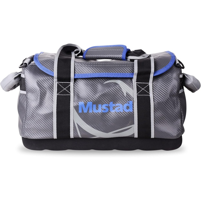 Mustad Boat Bag 24″ Dark Grey/Blue 500D Tarpaulin PVC Reflective Logo