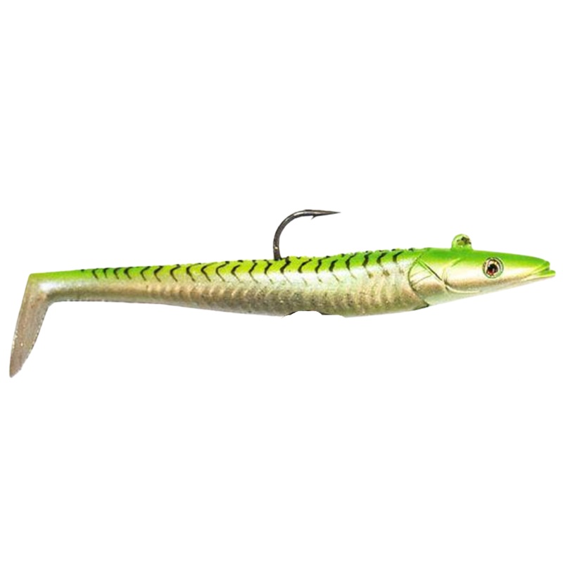 Savage Gear Soft Sandeel Lure, 7 1/2″, 3 1/2oz, Chartreuse Mackerel