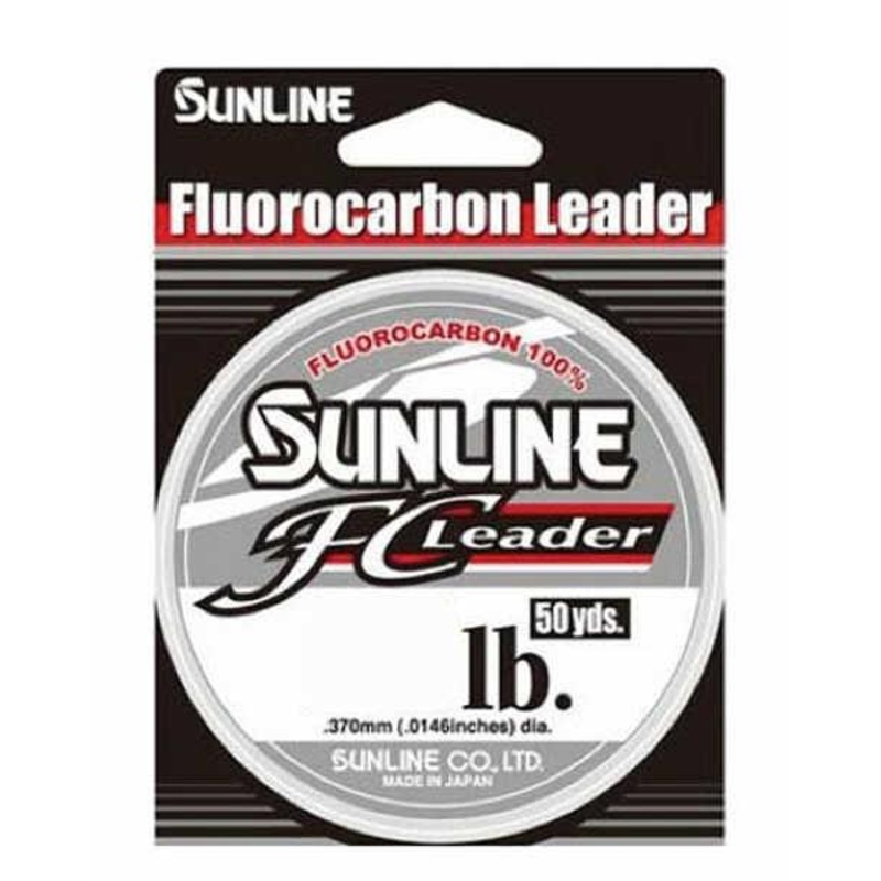 Sunline FC 100% Fluorocarbon Leader, 50yd, Clear Spool 5lb