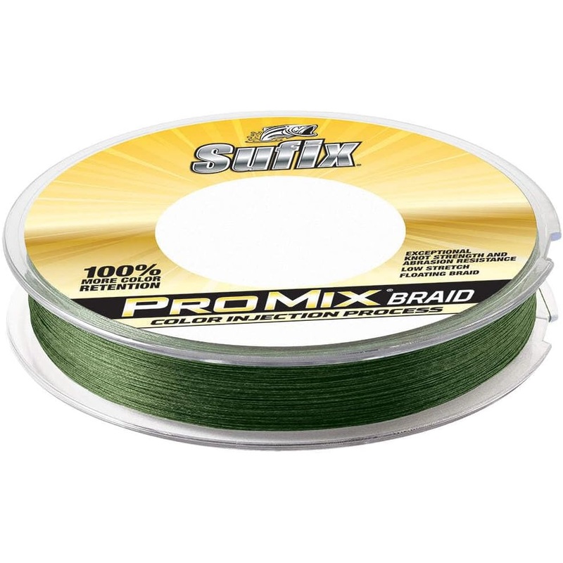 Sufix ProMix Braid, 300yd, Low Vis Green, Boxed 10lb