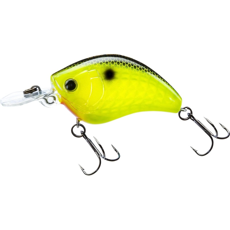 Yo-Zuri 3DR-X Flat Crank (F) 2 1/8″ 3/8oz Black Back Chartreuse