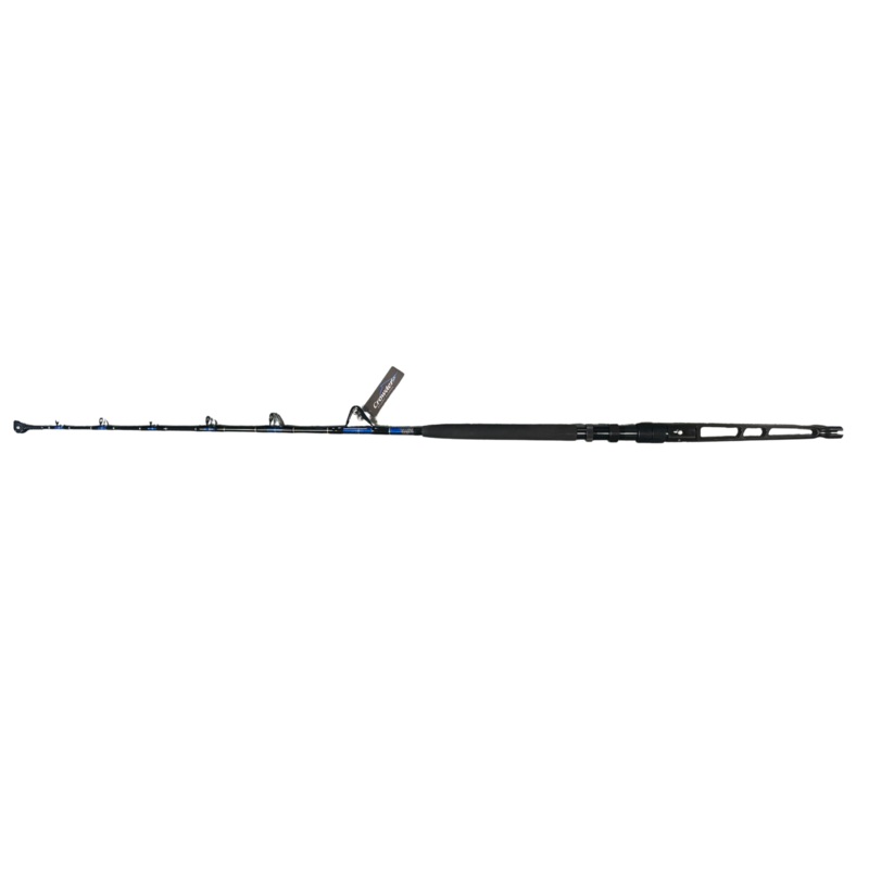 Crowder Rods SU5060 WRST W TER 6′ 50-80lb Bluewater Series Stand-Up/ Aftco Wind-On Roller Stripper and Top/ Terminator Butt