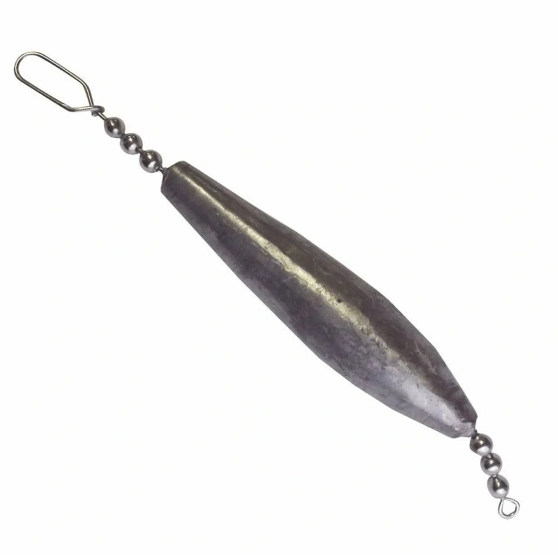 Fish Razr Trolling Sinker W/ Ball & Chain Snap 2oz 3pk