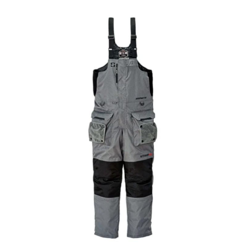 Striker Hardwater Bib Gray/Blk 2XL