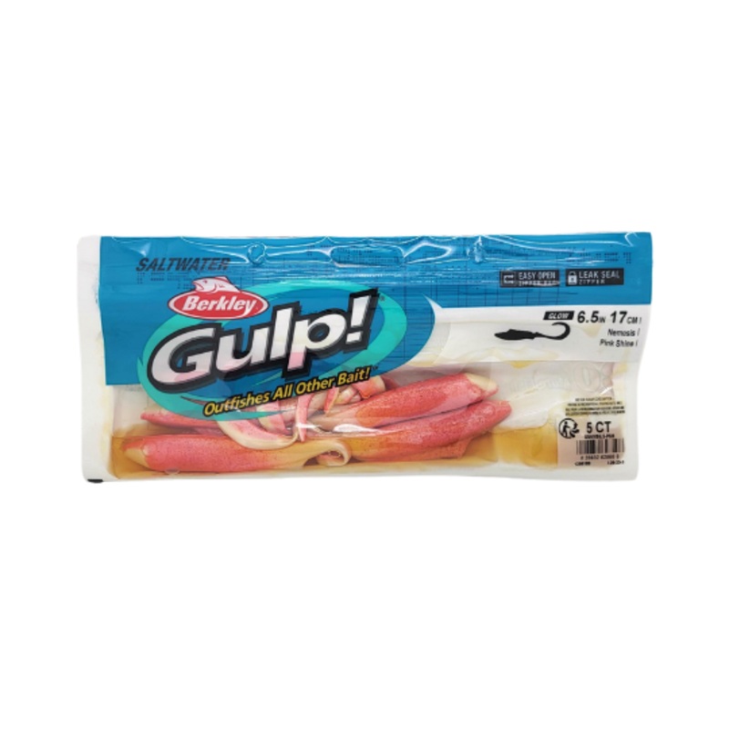 Berkley Gulp Nemesis 6.5″ 170mm Soft Baits PSH – Pink Shine