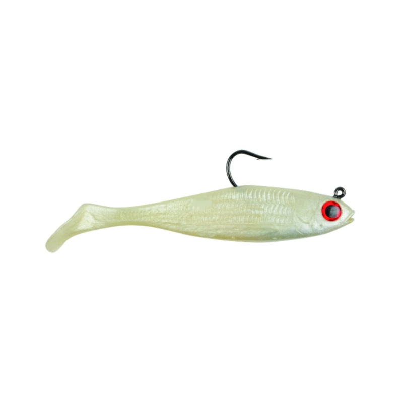 Berkley Powerbait Pre-Rigged Swim Shad with 3D Eyes, 6″, 3pk Shad
