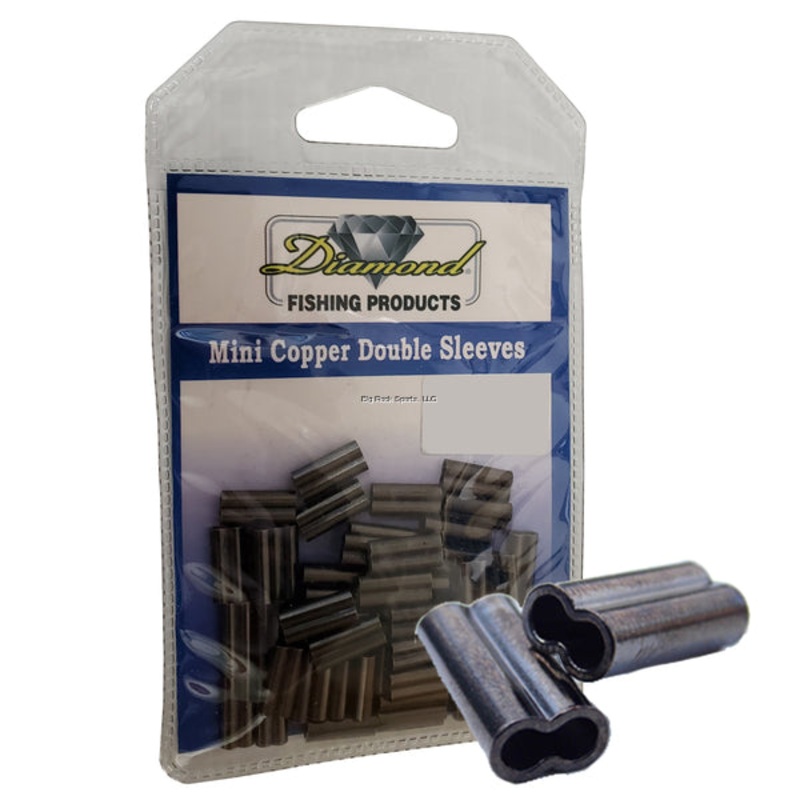 Momoi Diamond Mini Copper Double Sleeves 0.8mm (50 Pack)
