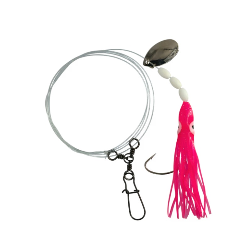 Sea Striker Fluke Squid Rig Pink