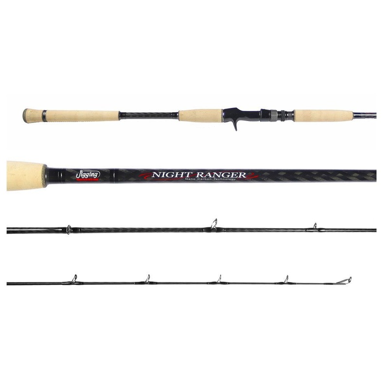Jigging World Night Ranger Nano Carbon Casting Rods JW-NR701C-H