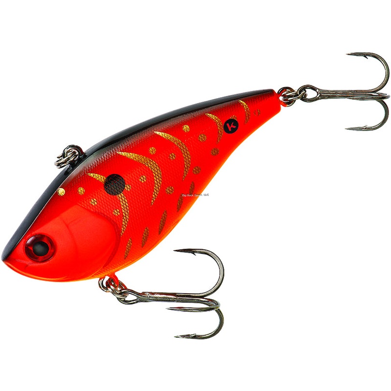 Booyah One Knocker Lipless Crankbait, 2 1/2″, 1/2oz Rayburn Red