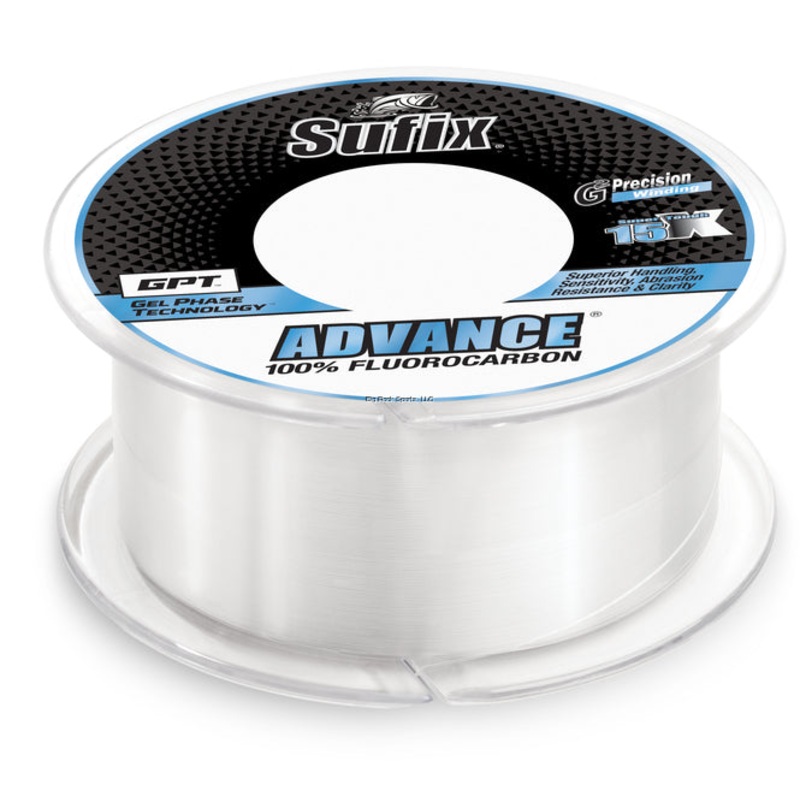 Sufix Advance Fluorocarbon Fishing Line [4-25lb, 200-1200yd, Clear] 200yd 25lb
