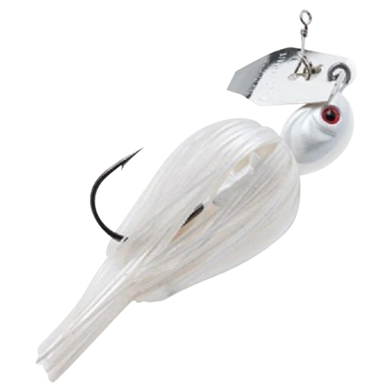 Z-Man Project Z Chatterbait Bladed Skirted Swim Jigs 01 – Pearl Ghost 3/8oz