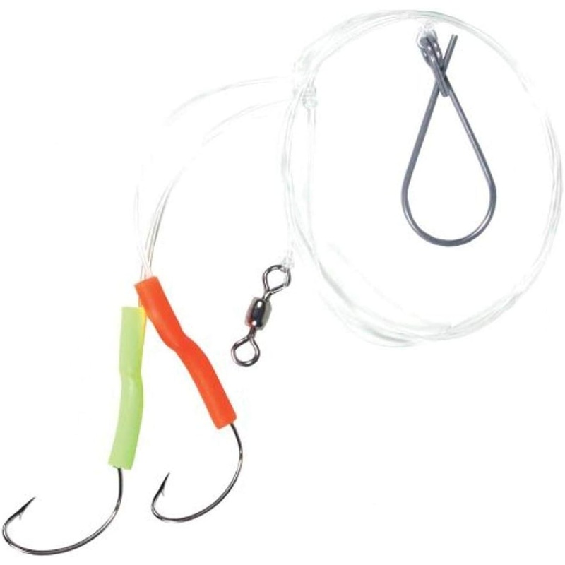 Sea Striker Haddock Rig, 2 4/0 Nickel Wide Gap Hooks w/Tubing