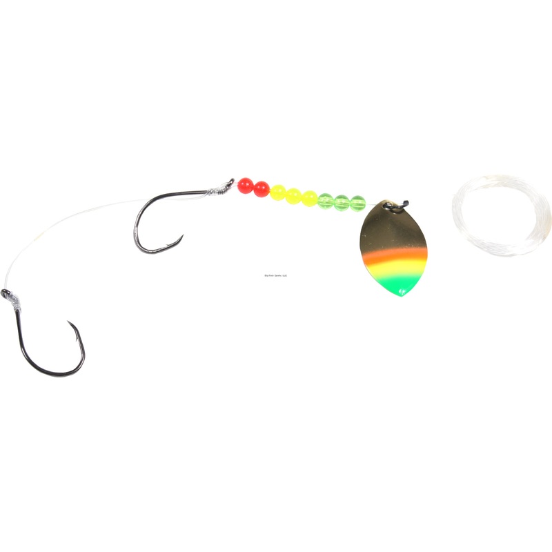 Yakima Bait Gale Force Herring Rig Solid Tie Brass Brass Red Cht Gm