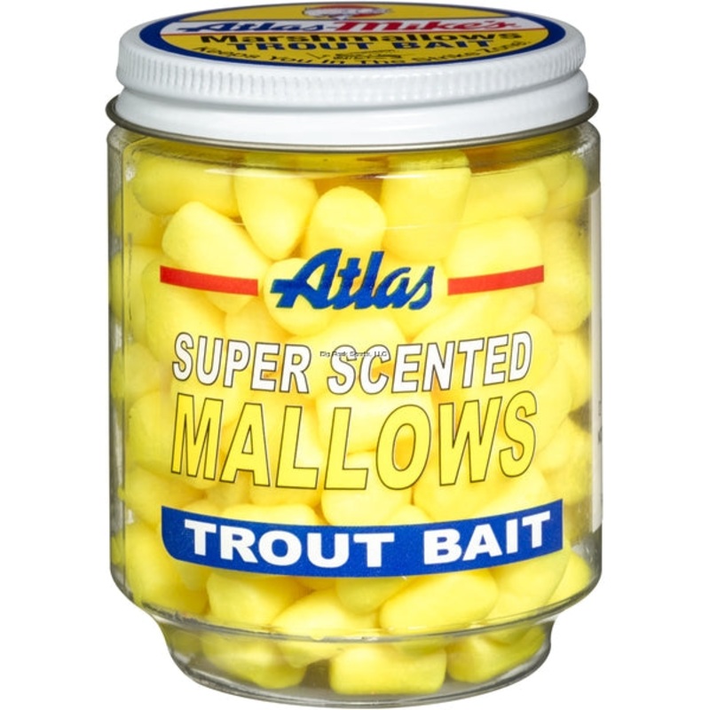 Atlas-Mike’s Super Scented Mallows 1.5oz Jar Yellow/Cheese