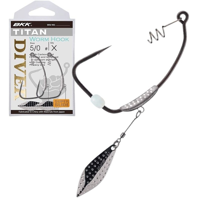 BKK Titandiver Weighted Swimbait Hooks Size 1/0