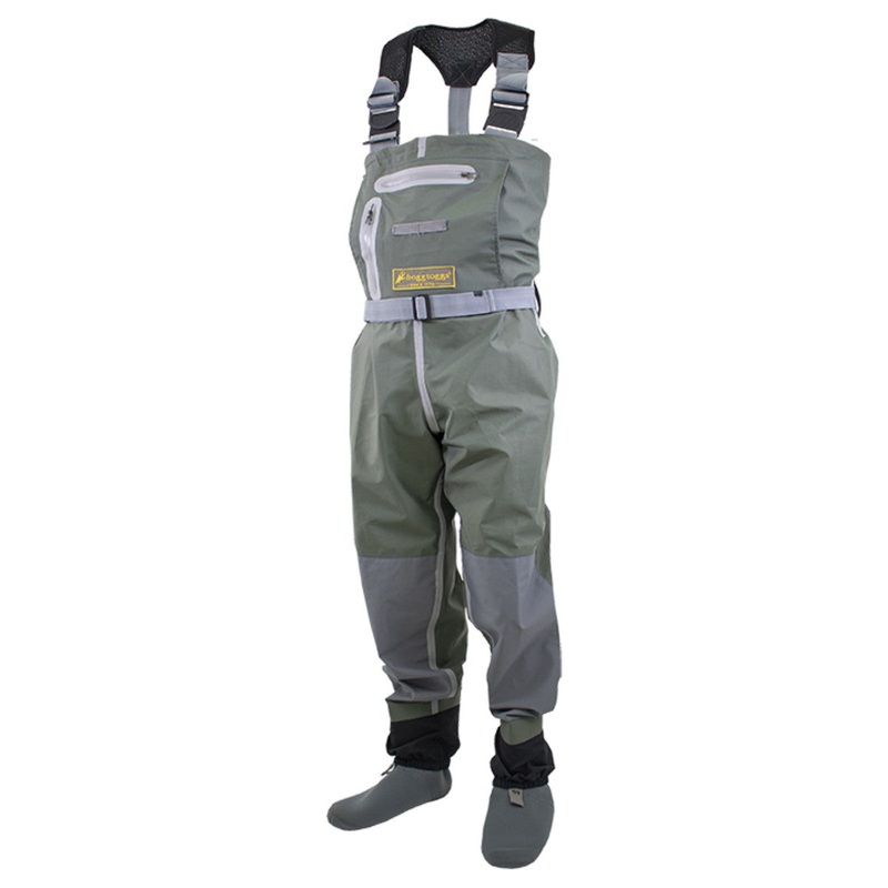 Frogg Toggs Pilot River Guide HD Stocking Foot Wader, Green MD