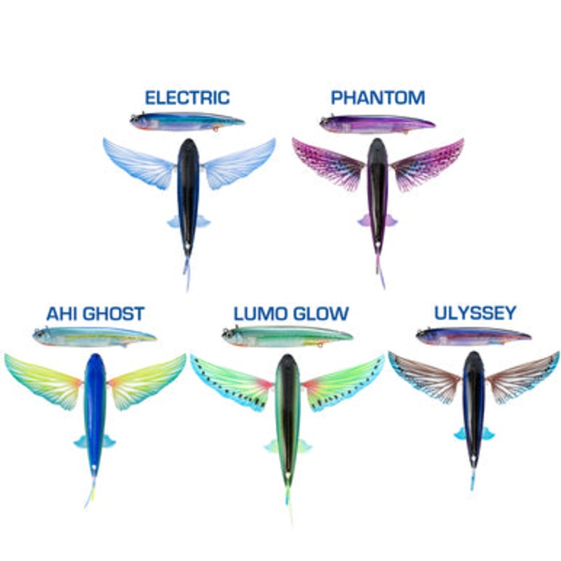 Nomad Slipstream Flying Fish Lure AHIG – Ahi Ghost 140mm – 5-1/2″