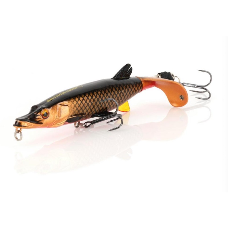 Savage Gear Pike Smash Tail, Floating Black/Red