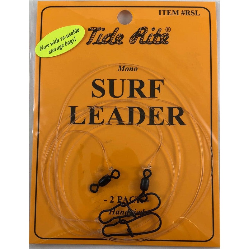 Tide Rite Surf Leader – Mono: 24 inch, 40 lb.test leader