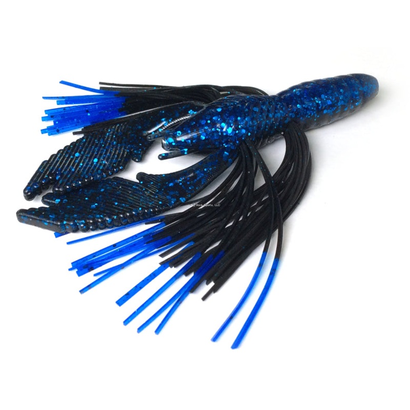 Tightlines Craw – Rattling, Blue Black With