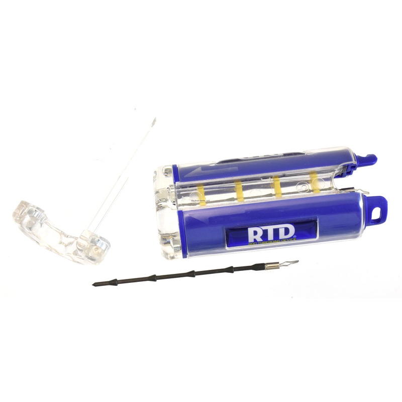 Erupt Fishing RTD – Rod Threading Device, Blue/Yellow