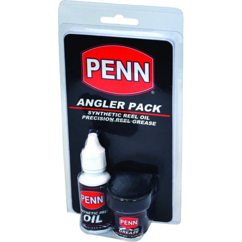 Penn Angler’s Pack Combo 1/2oz Bottle Oil Grease Tube